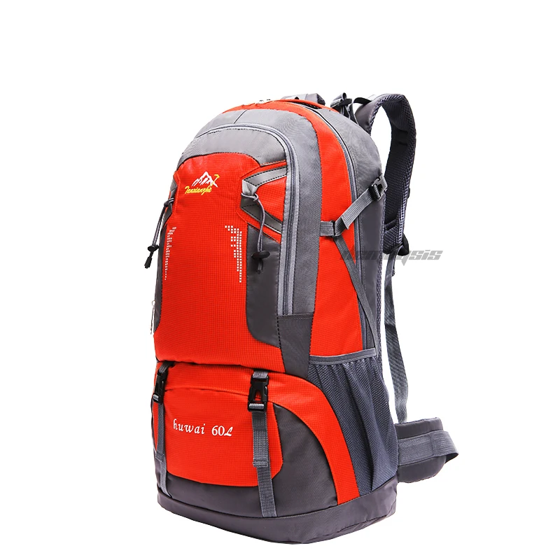 60L Большой Вместительный рюкзак для альпинизма мужчин и женщин