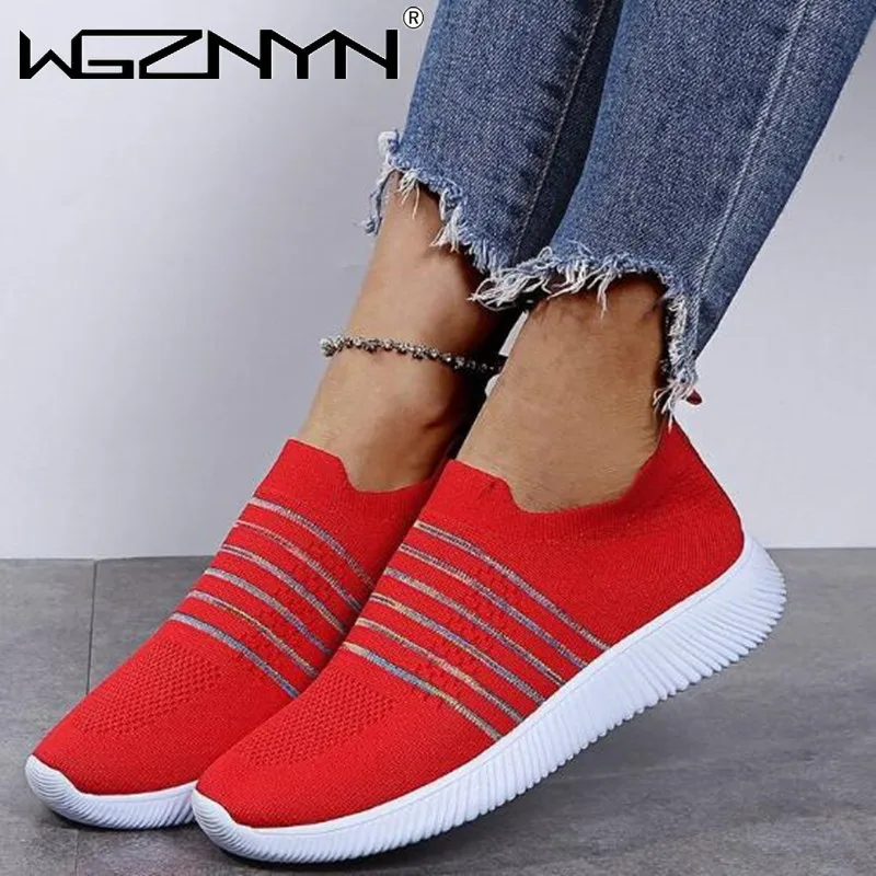 

NEW Sneakers Women Shoes Flats Casual Ladies Shoes Women Loafers Mesh Light Breathable Female Shoes Plus Size Zapatos De Mujer