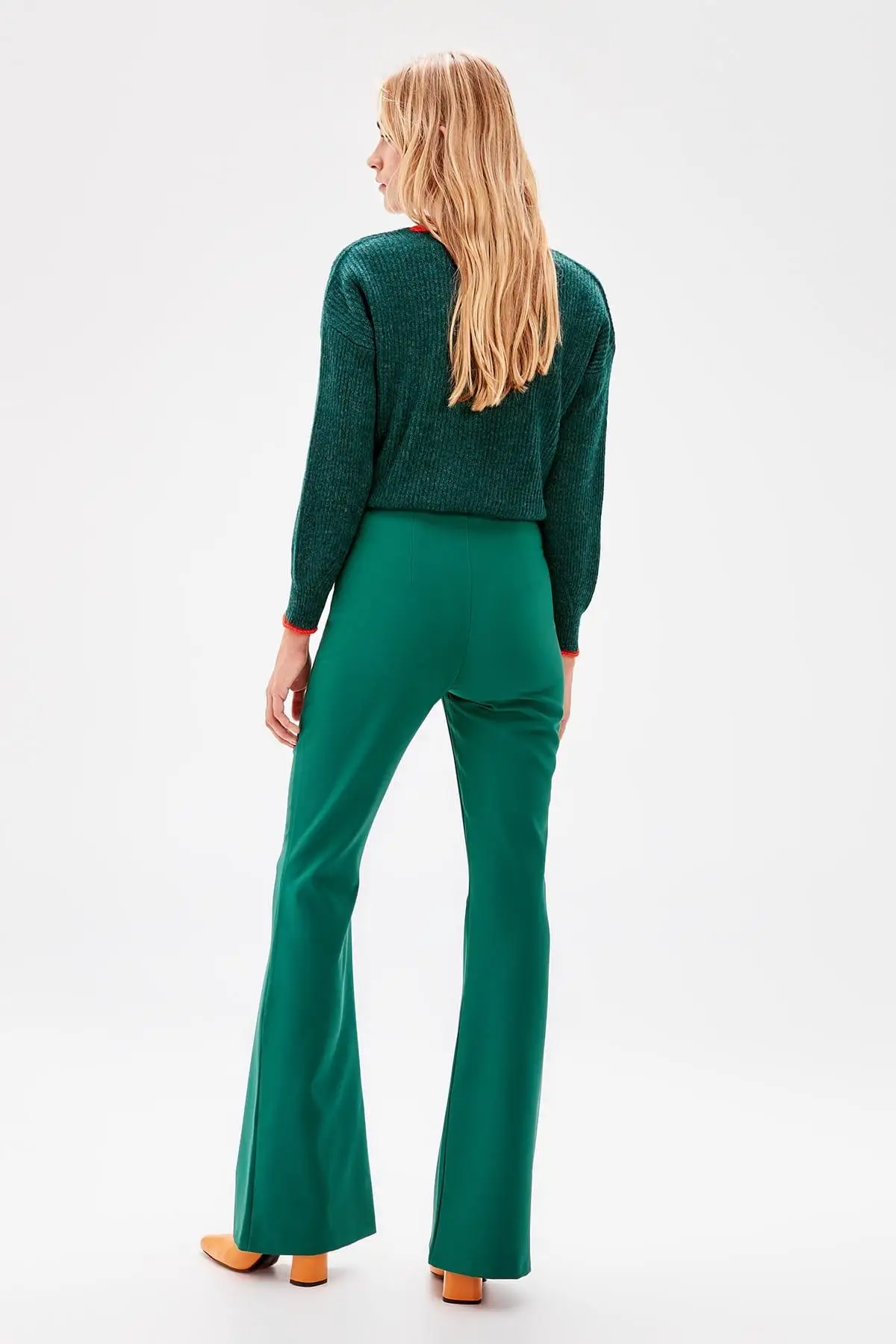 Брюки Trendyol Green yuksel Bel TWOAW20PL0094