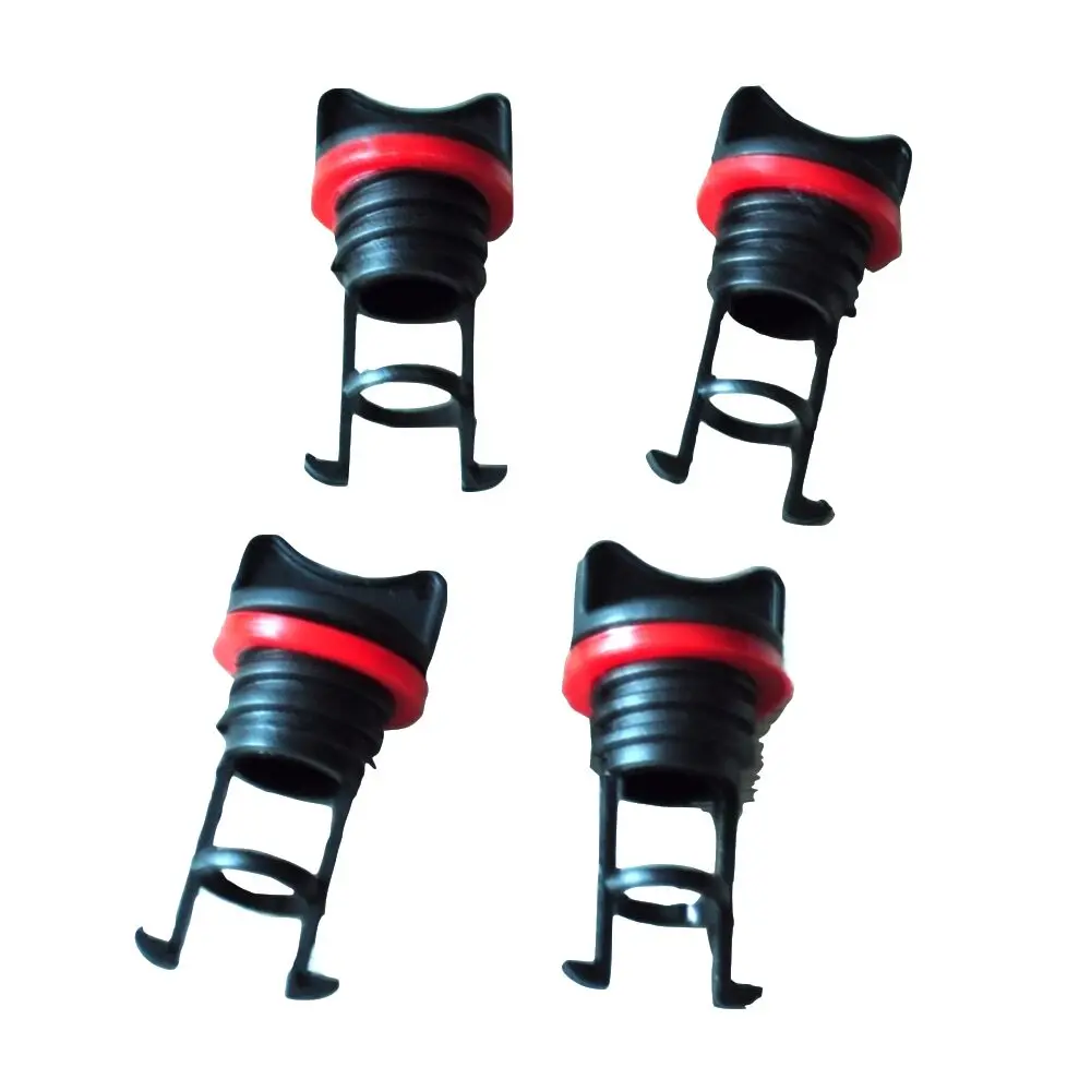 4 шт. сменная черная нейлоновая пробка для дренажа лодки 1 дюйм|Морское