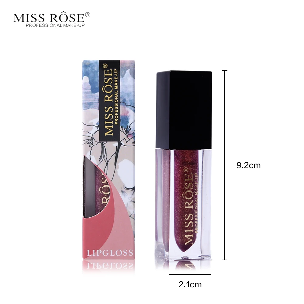 Miss Rose Косметика жидкая губная помада блеск для губ оттенок Вспышка Цвет