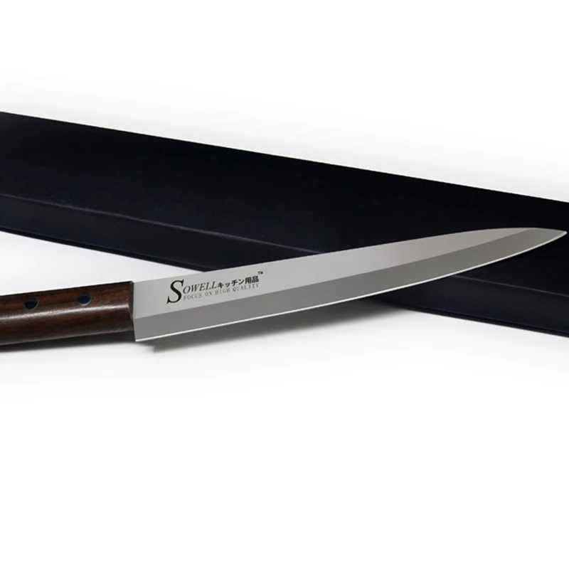 

8 Inch 7CR17 Stainless Steel Sashimi Knife Chef Knife 440A Japanese Kitchen Knife Sashimi Knife Sushi Knife Salmon Knife