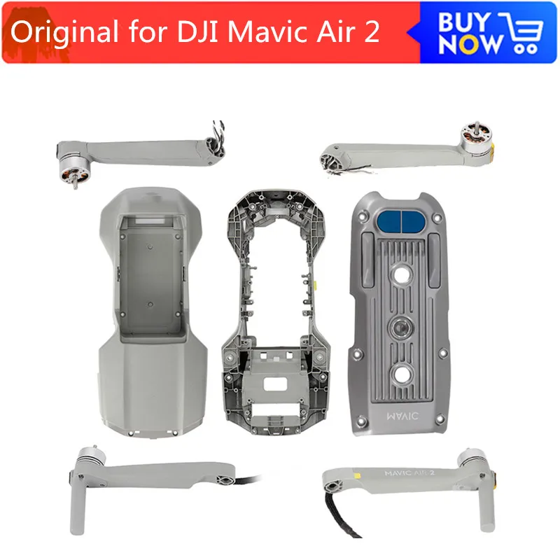 Оригинальный Корпус Корпуса DJI Mavic Air 2 передний рычаг Задний верхний средний