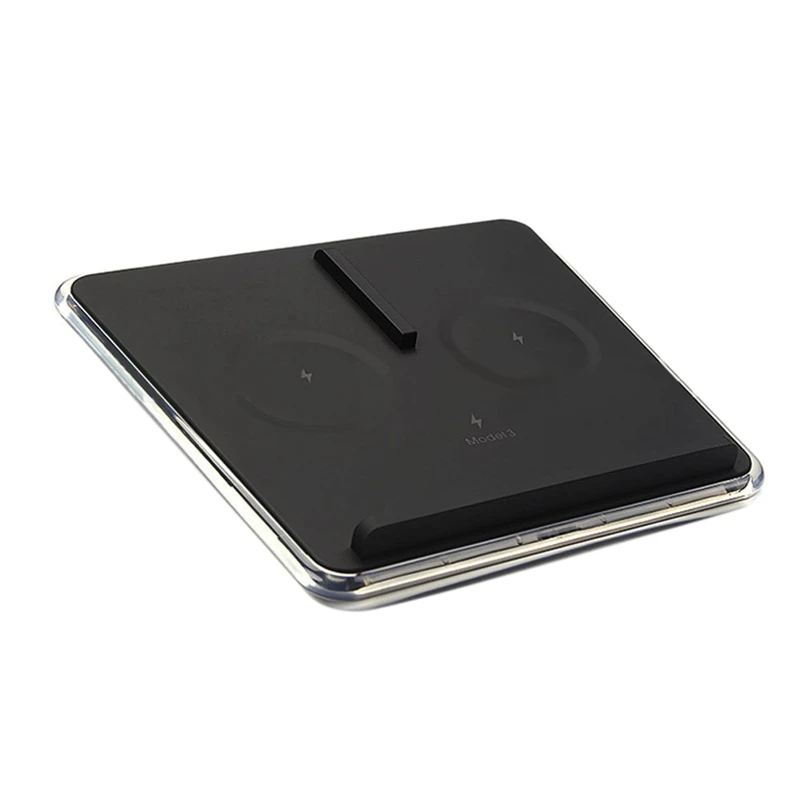 

Model 3 Wireless Charger 10W Qi Fast Charge Car Charging Pad Wireless Charging Pad Smartphone Charging for Tesla Model3