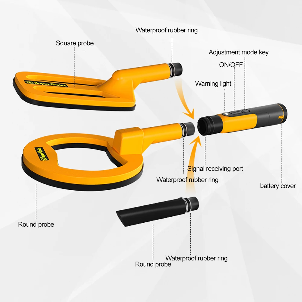 Подводный импульсный водонепроницаемый металлоискатель Охотник за сокровищами
