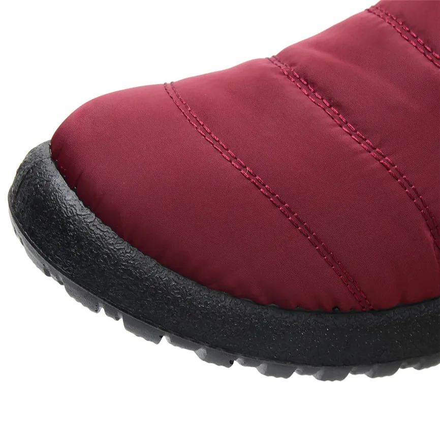 Women Boots Winter Shoes Waterproof Super Warm Snow Ankle Short For Female Botas Mujer Plush Booties 70 | Обувь