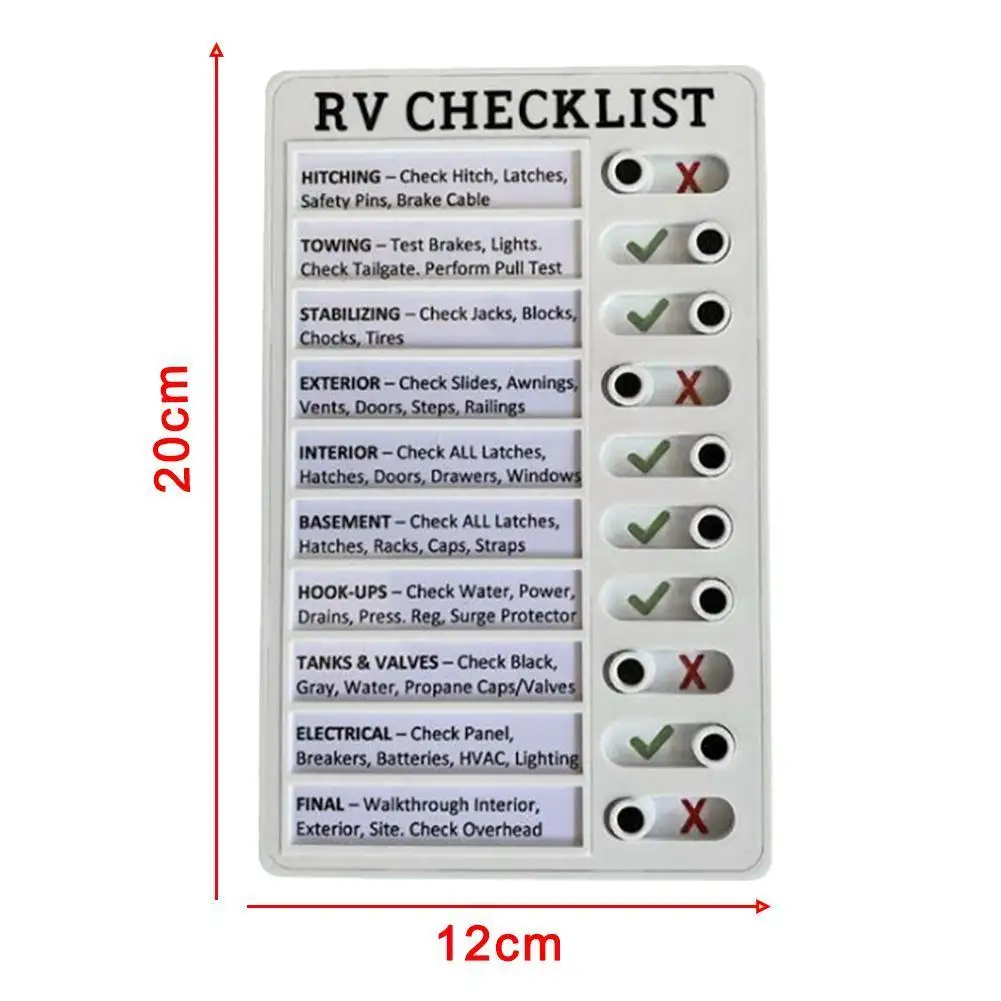 

Portable Rv Checklist Project Inspection Rv Inspection Measurement Check Analysis Form Instruments List Tools Registration W6L2