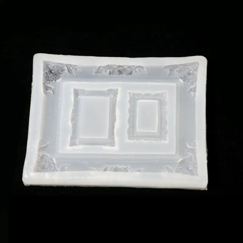 

Photo Frame Making Molds DIY Craft UV Resin Crystal Epoxy Mould Table Bracket Transparent Silicone Mold