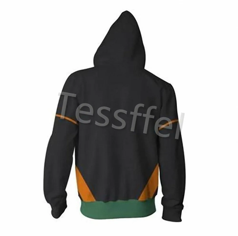 

Tessffel 3D Printed Anime My Hero Academy New Fashion Men's Harajuku Zip Hoodies Street Cosplay Costume Unisex Style-5