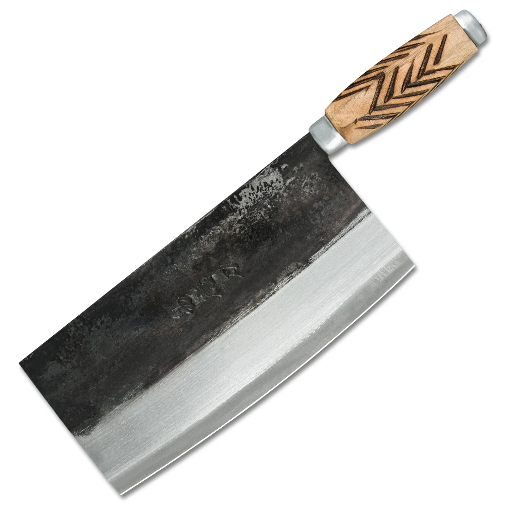 Традиционный кухонный нож ручной работы ковка китайский шеф-повар мясницкий