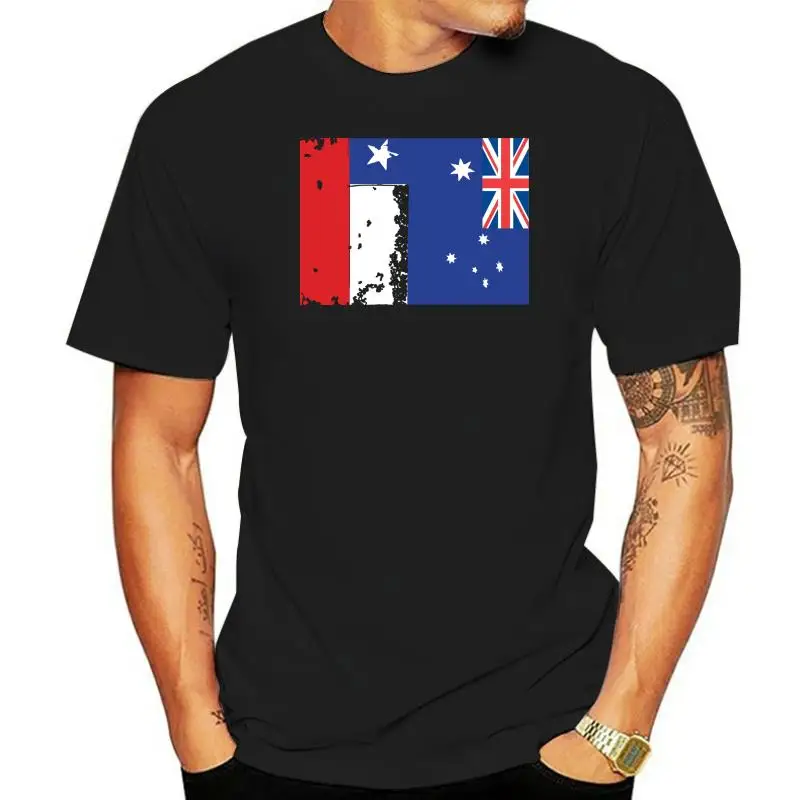 

tshirs Women T Shirt(1) Chile and Australia Flags Banderas de Chilean and Australian Chile y Australia Men Funy T-shirt