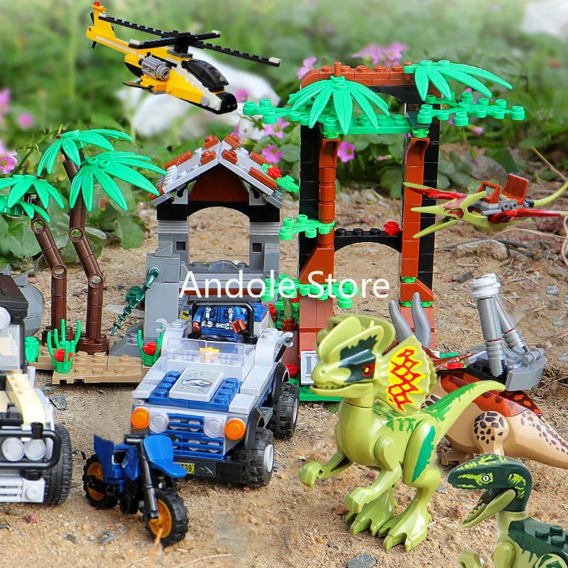 

Конструктор «Мир Юрского периода», динозавр, Каньон, тираннозавр, птеродактил, 3d-модель с куклой, детская игрушка