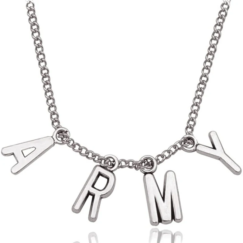 Корейский стиль армейский браслет с надписью мужские и женские модные браслеты в