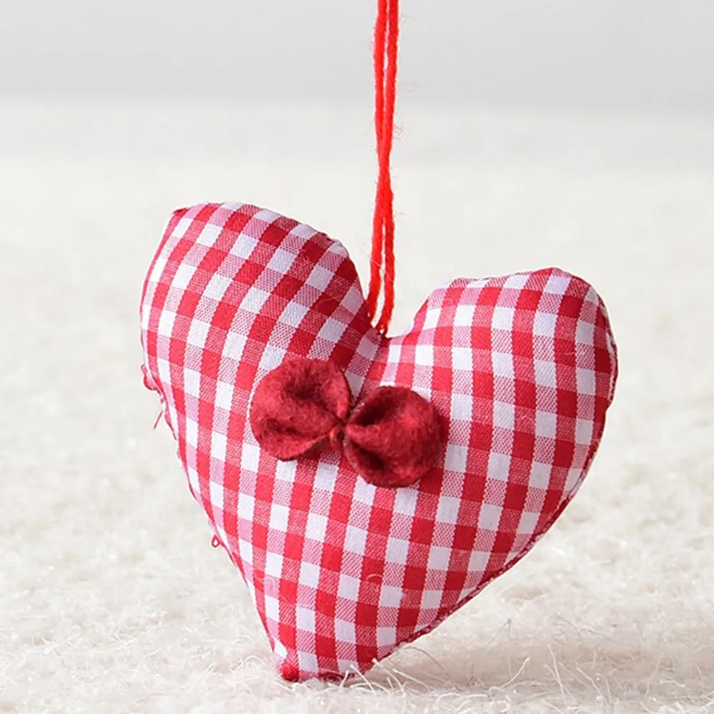 Рождественские Подвески для кукол в виде сердца рождественские носки подвесные