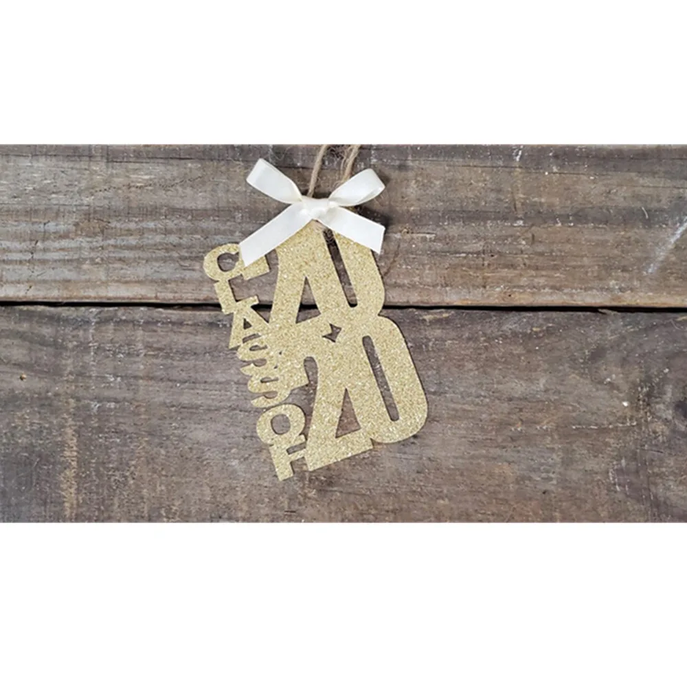 Пользовательские золотые выпускные Декорации для выпускного вечера украшения