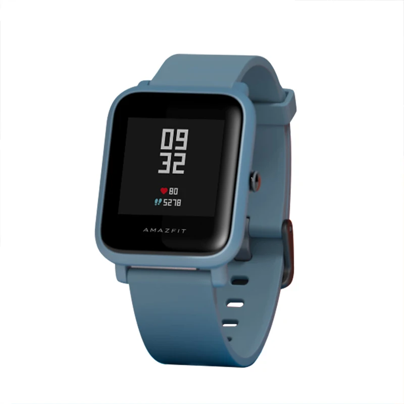 Blue Глобальная версия оригинальных смарт-часов Amazfit Bip Lite, срок службы батареи 45 дней, водонепроницаемость 3 АТМ, Смарт-часы Xiaomi, Смарт-часы - Цвет: Blue