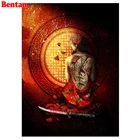 DIY Алмазная вышивка японский гейш 5D алмазная живопись стразы украшение, вышивка крестиком, 3D, Алмазная мозаика девушка тату