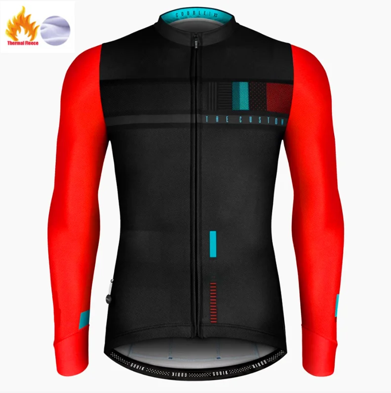 Winter Jersey Gobiking Велоспорт Джерси весна/осень велосипедная одежда Ropa Ciclismo Мужские дышащие майки PRO TEAM тренировочная майка - Цвет: Winter Jersey
