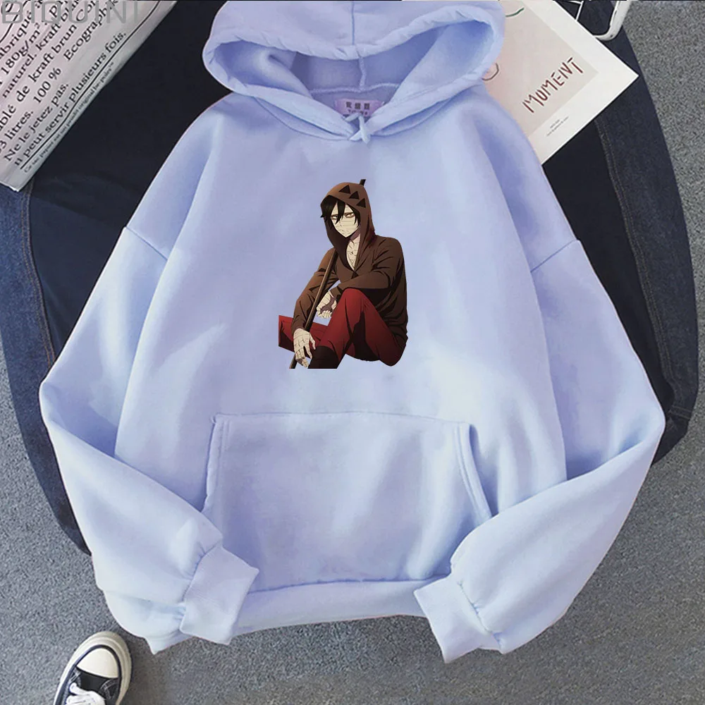 

Angels of Death Hoodies Manga Satsuruki No Tenshi Sweatshirt Hot Japanese Anime Print Hoody New Women Men Hip Hop Clothes Female
