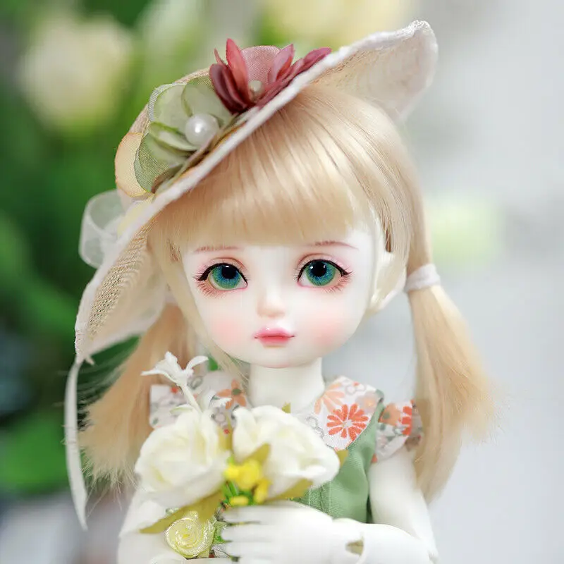 

1/6 Handmade Resin BJD MSD Doll Realistic Doll Joint Doll Girl Gift 10" Reborn Baby Doll Full Body Silicone Doll CN(Origin)