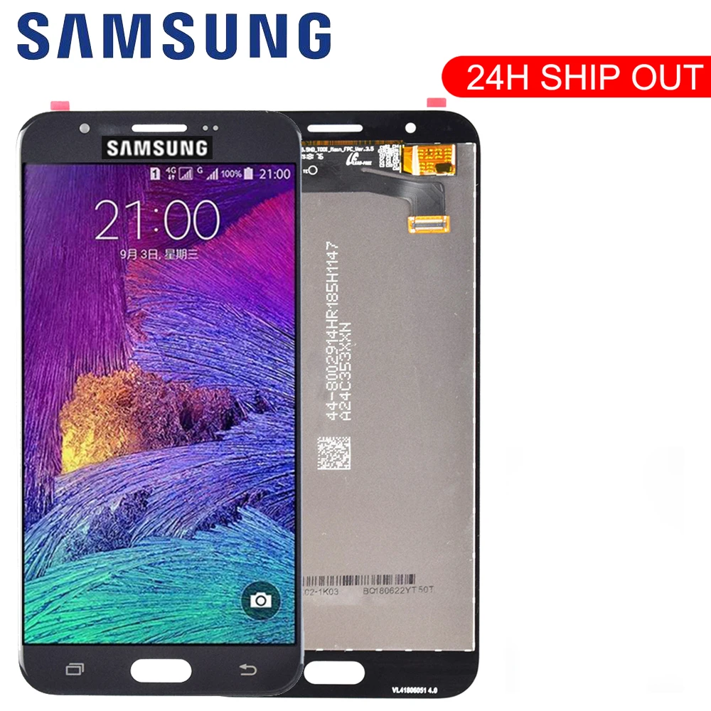Оригинальный дисплей 5 дюйма для SAMSUNG Galaxy J7 Prime 2016 сенсорный ЖК экран с рамкой G610