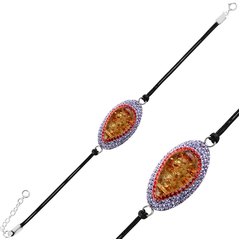 

Silverlina Silver Zircon Stone Bracelet