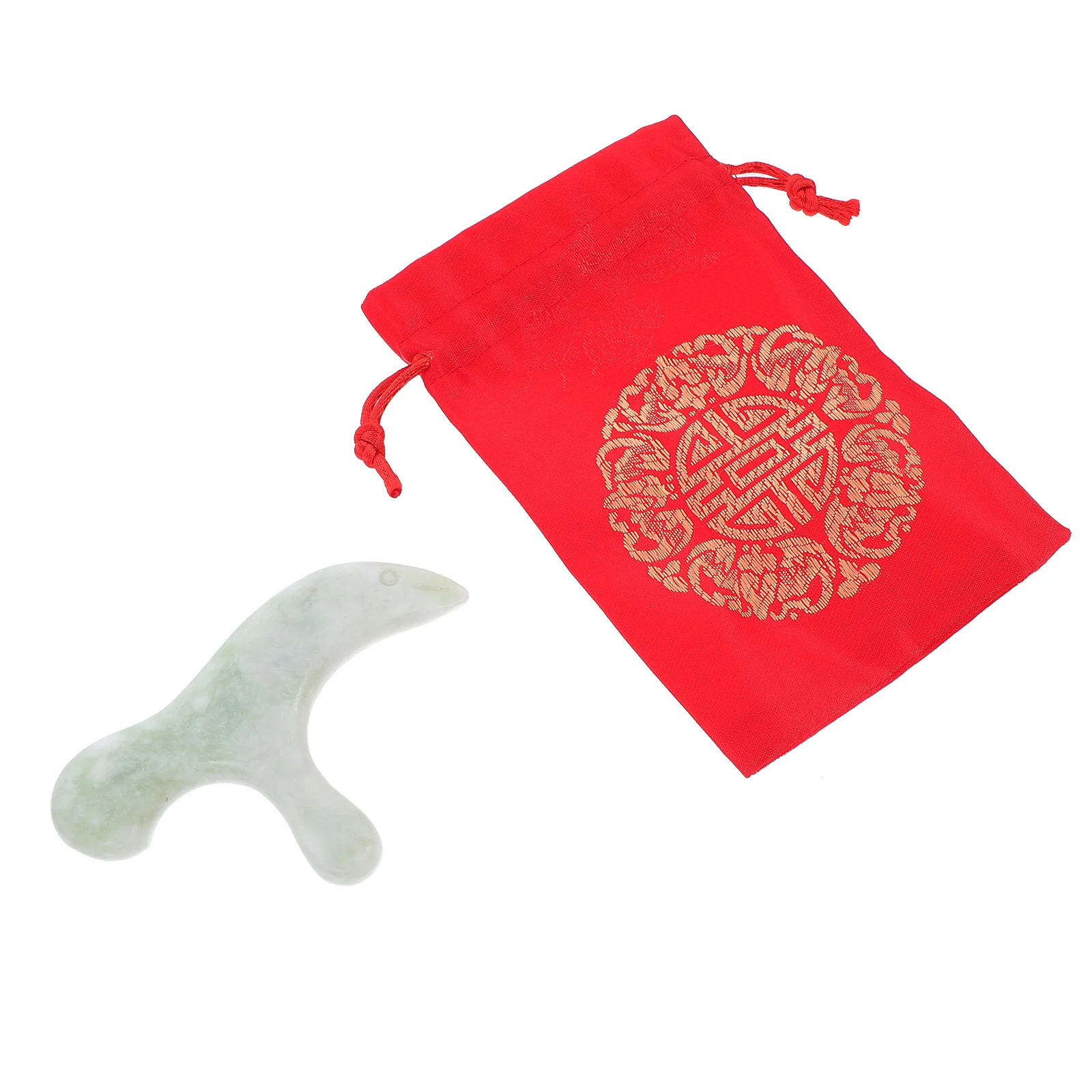 

1pc Foot Bar Acupoint Pen Scraping Stick Jade Foot Stick (Green)