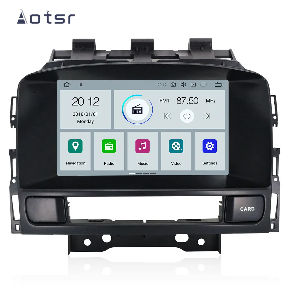 Автомагнитола с GPS навигацией Android 9 0 IPS для OPEL Vauxhall Holden Astra J 2010 + мультимедийный