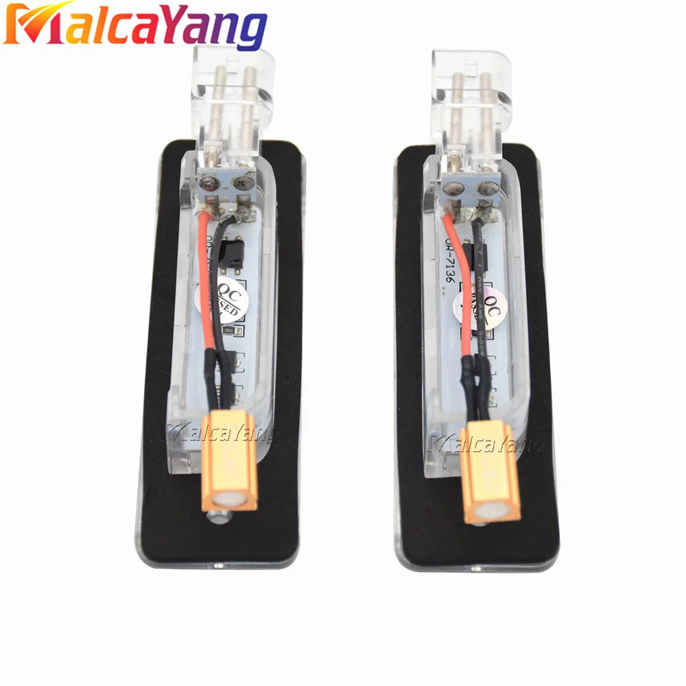 Белые светодиодные фонари номерного знака 2 шт. подходят для BMW 5-Series E34 M5 518i 520i 525i