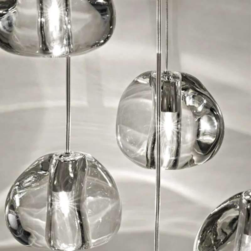 

Modern LED Crystal Chandelier Lighting Large Hanging Lights Orb Cristal Lamps for Living Dining Room Staircase Hotel Decoration