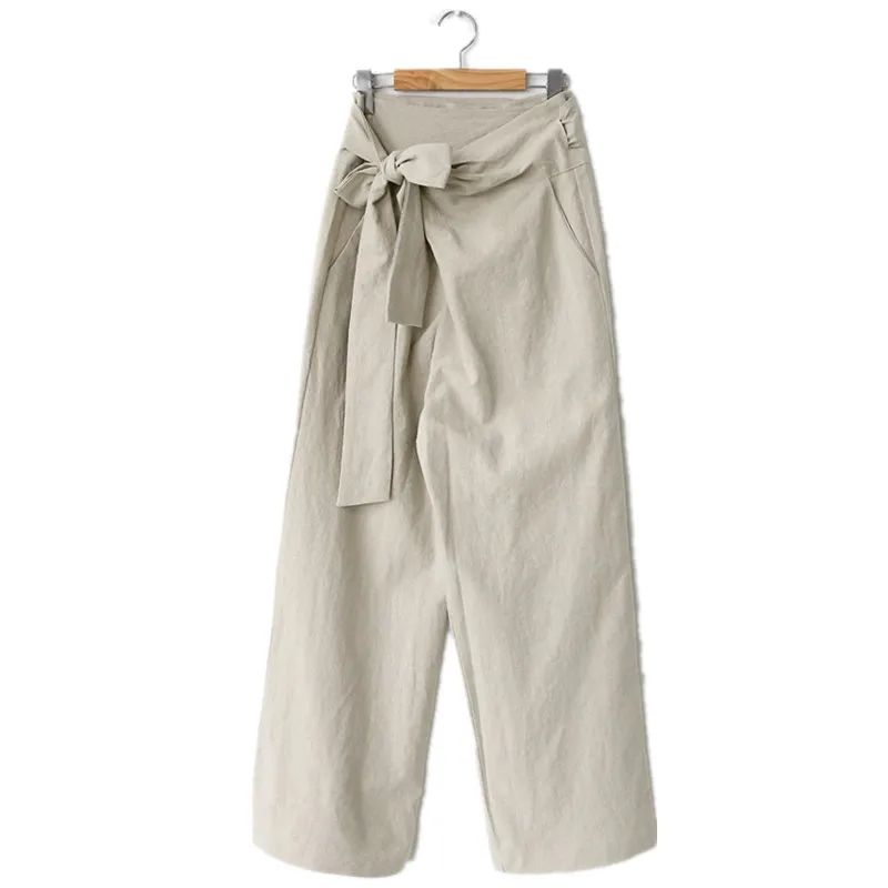 Осень 2019 винтажные офисные женские элегантные черные брюки в Корейском стиле