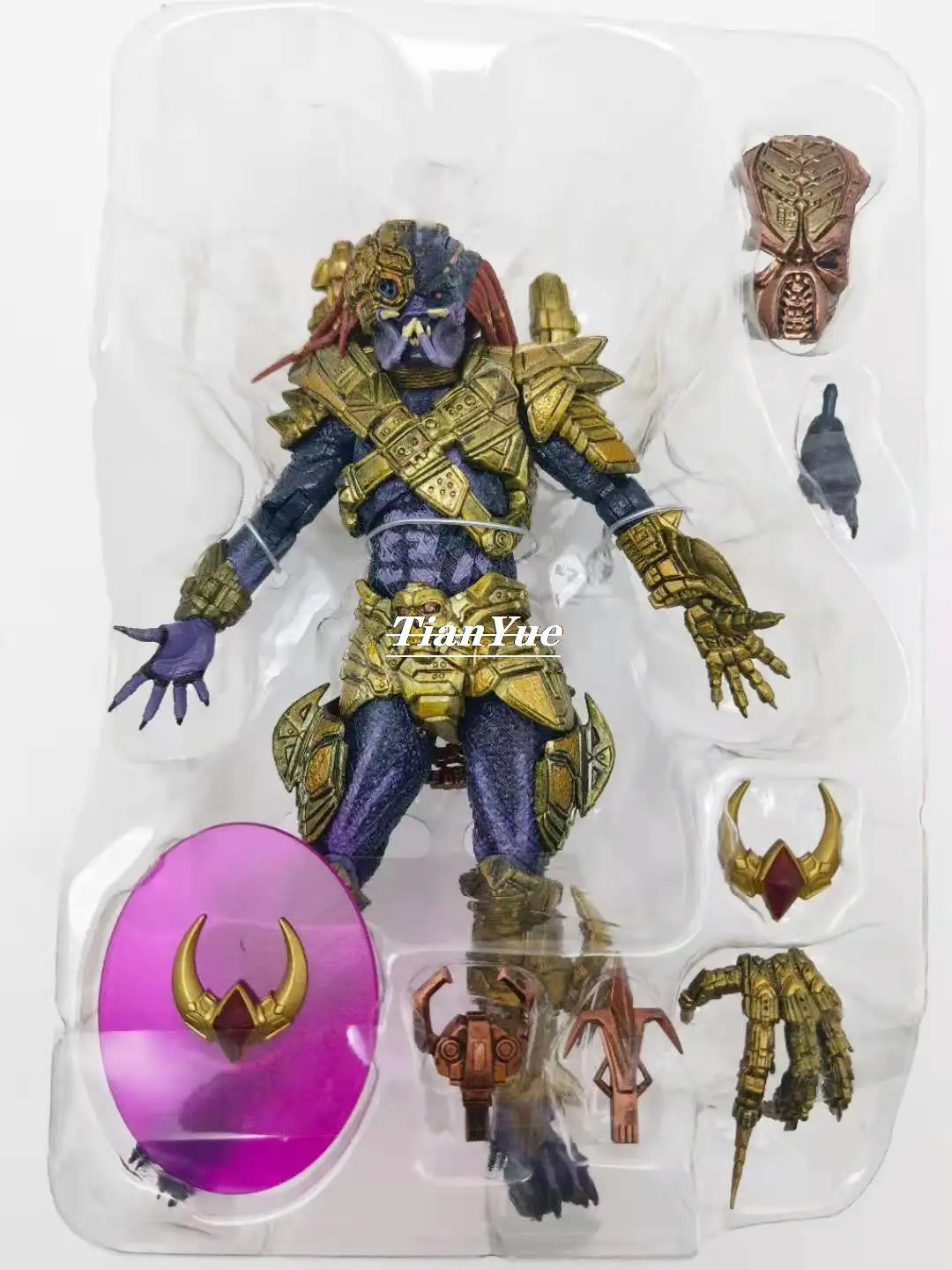 

NECA The Ultimate Alien Hunter PREDATOR Electronic LED Targeting EYES Ver. Articulated Action Figure 17cm