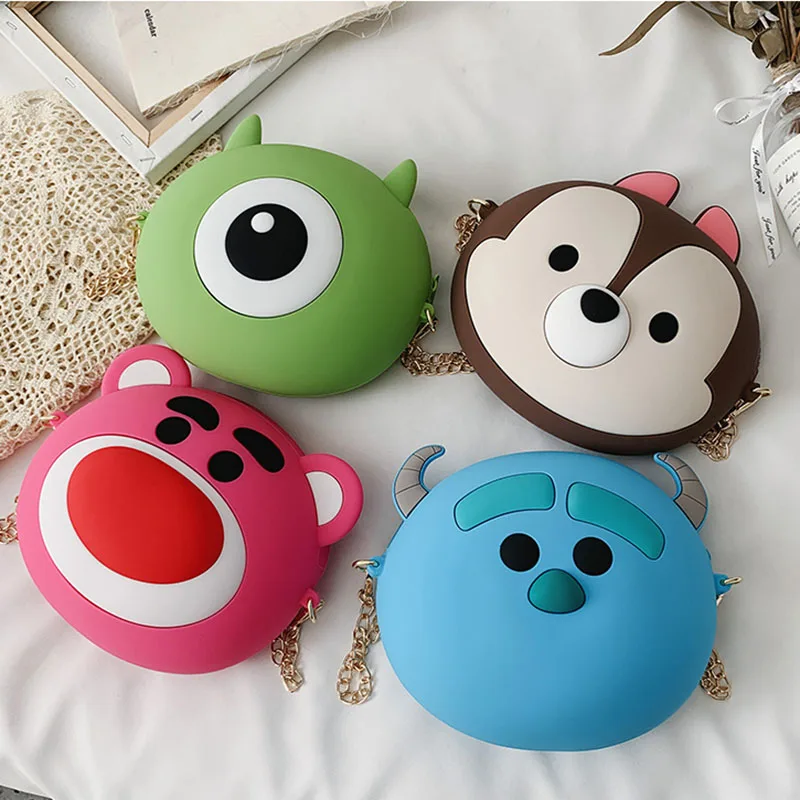 Роскошные сумки женские дизайнерские Мультяшные аниме через плечо силикагель на