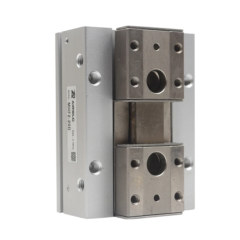 MHF2 двухдействующий низкопрофильный Воздушный Захват Gripper для воздуха с двойным