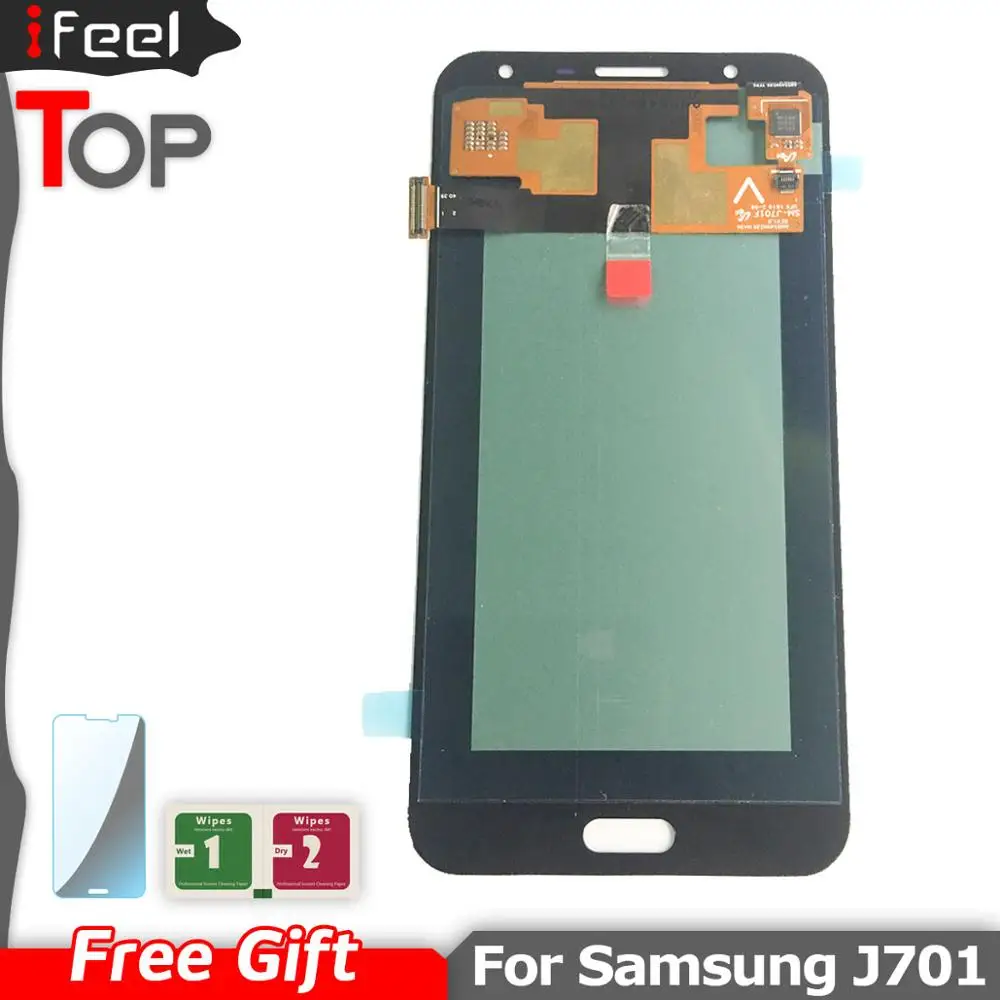 ЖК экран Super Amoled 5 дюйма для SAMSUNG Galaxy J7 Neo J701F J701M J701MT j701 дисплей и цифровой