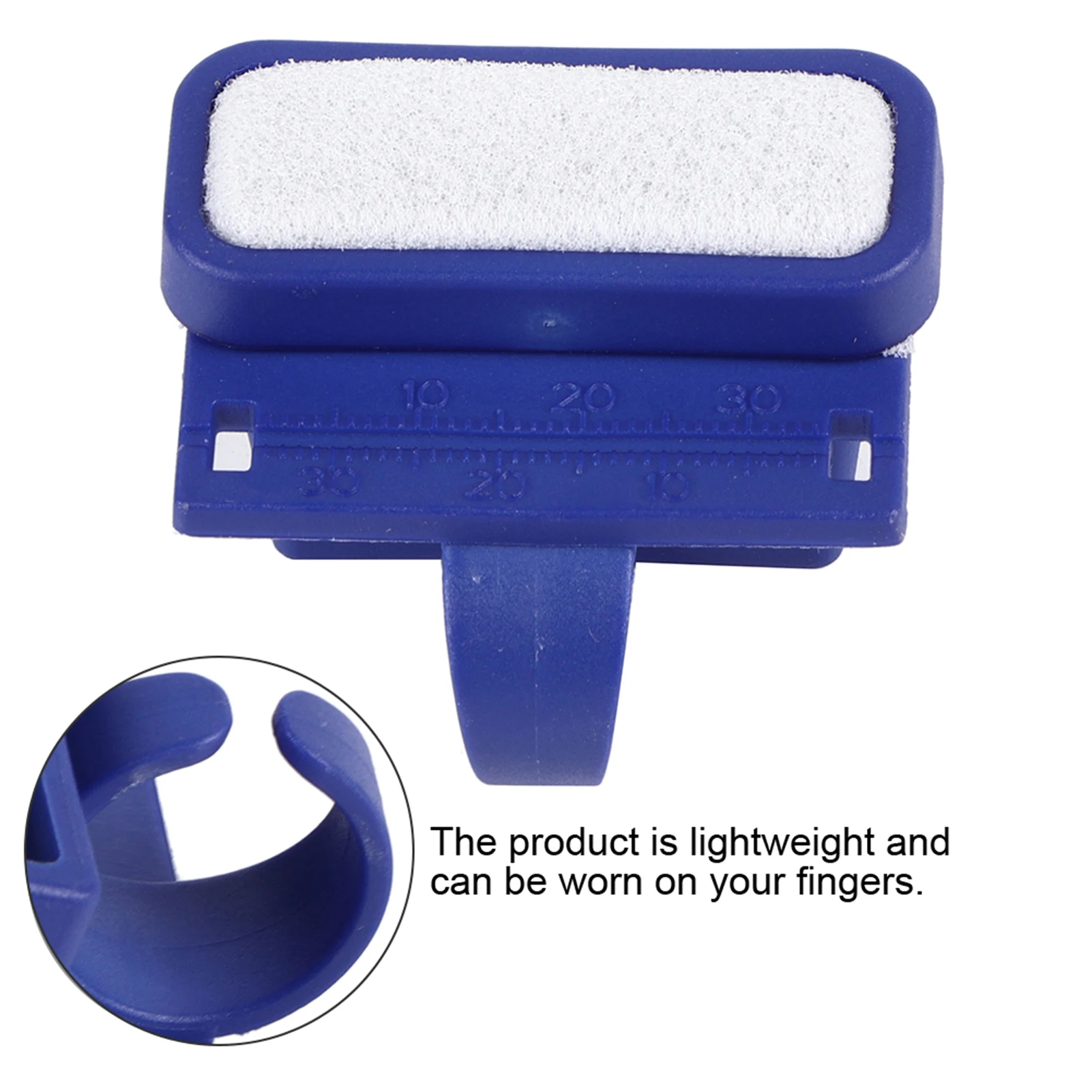 Голубая Пластиковая Стоматологическая эндодонтическая линейка для измерения