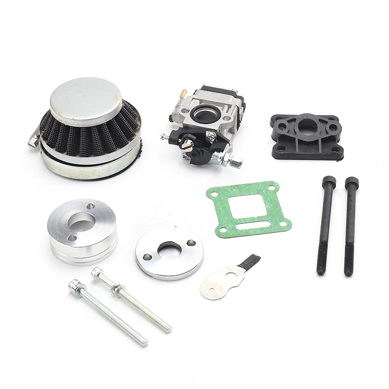 Гоночный карбюратор набор карбюраторов воздушный фильтр стек 2 тактный 43cc 47cc 49cc