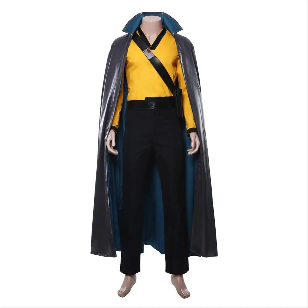 Звезда Косплэй Wa костюм Lando Calrissian плащ для взрослого костюма карнавальные