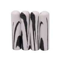 new arrivals coolstring 4 720 6mm black white liquid pattern lace ends easy installation for rops metal tips for shoe lacets