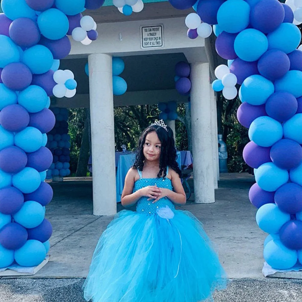 

Clothing For Girls Costume Halloween Party Kids Children's Dress Female Tutu Espanol Fairy Cosplay Blue Skirt SANLAIER51