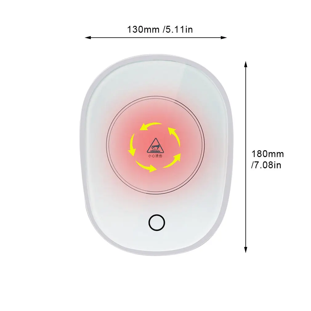 

220V Electric Warmer Heater Tea Coffee Mug Mats Pads 60 Degrees Thermostatic Thermal Insulation Dish Pad Cup Coaster Mat