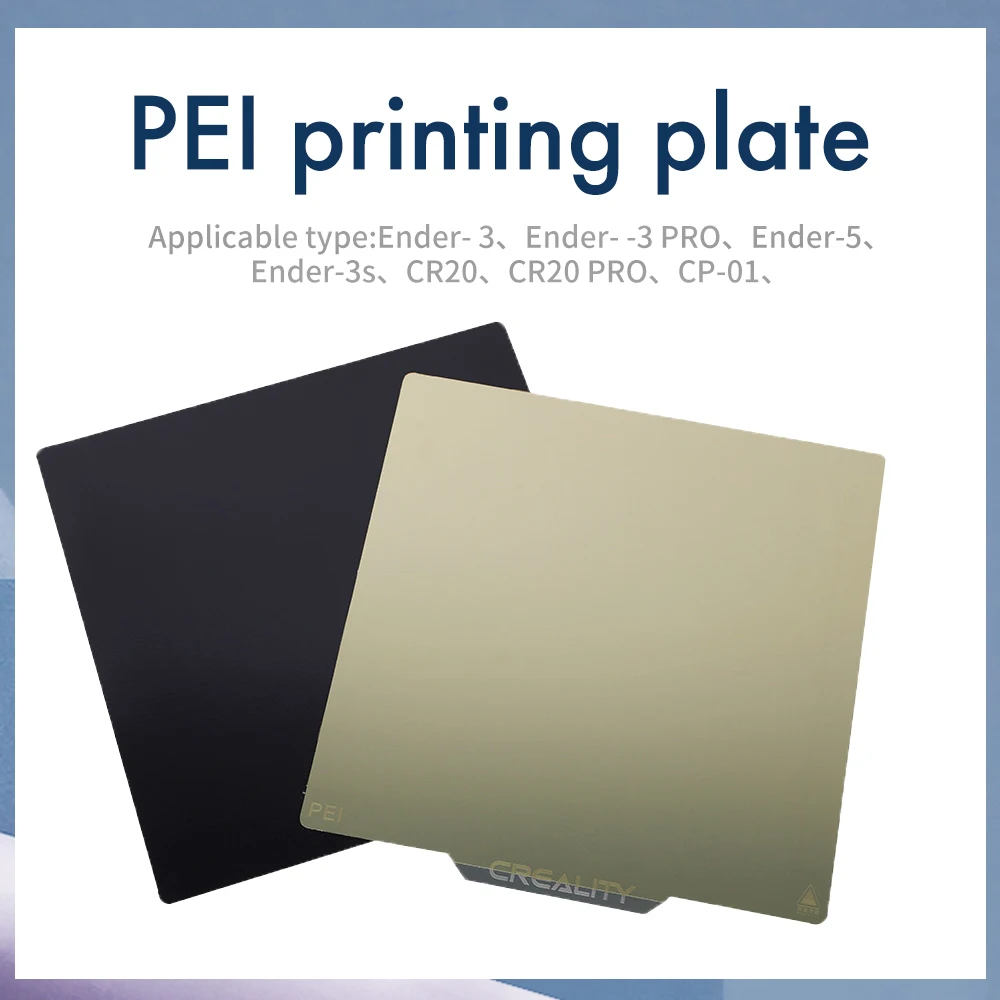 

3D Printer Parts Removal Spring Steel Sheet PEI Magnetic Base Hotbed Sticker Build Plate 235*235mm PEI Sheet Ender 3/5 CR-10