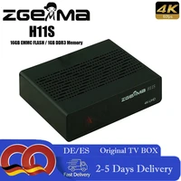newest linux box zgemma h11s 4k uhd 2160p satellite tv receiver with dvb s2x linux system iptv box hdmi 2 0 usb2 0
