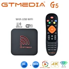 GTmedia G5, Sound Android Television, 4k Super Book, 4GB + 64GB Ranger S905X2, 2.4G и 5G встроенные WIFI, Blutooth 4.0