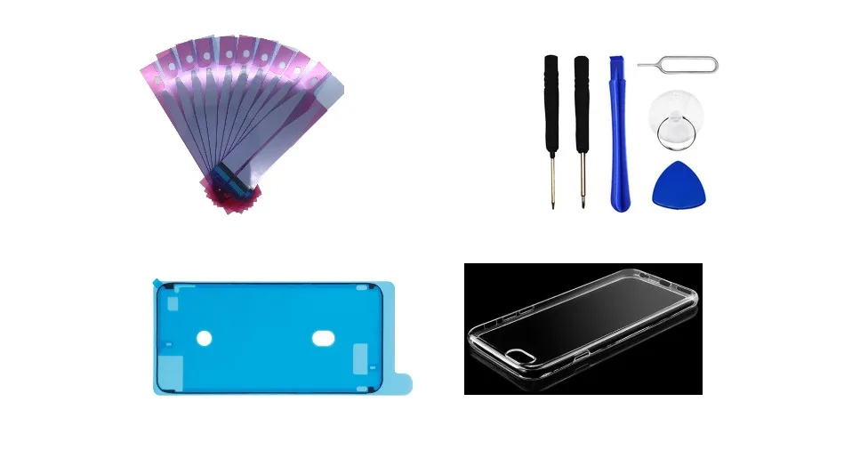 AYJ высокое качество Батарея для iPhone 6 6S 5 5S 5C SE 7 8 плюс замена с нулевым циклом набор инструментов для ремонта лента для аккумуляторов чехол