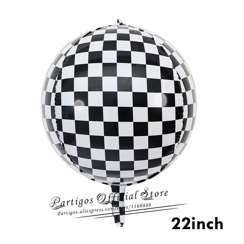 20pcs 22inch Plaid 20 штук, 22 дюйма, 4D шары для дискотеки, металлические шары, Лазерная Фольга, воздушный шар, Свадебный декор, 80 s, 90 s, Ретро стиль, популярные вечерние шары, декор в стиле рок-н-ролл - Цвет: 20pcs 22inch Plaid