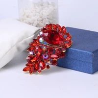 beadsland alloy inlaid rhinestone brooch design fashionable high end clothing accessories pin woman gift mm 963