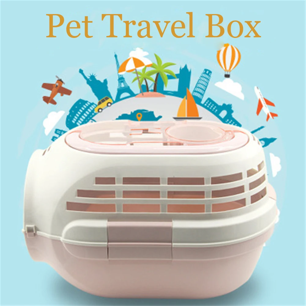 Переносная коробка с воздушным самолетом для щенка котенка дышащая переносная