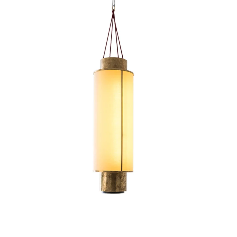 

Light luxury modern minimalist chandelier dining room living room bedside lamp Nordic single head creative small chandelier