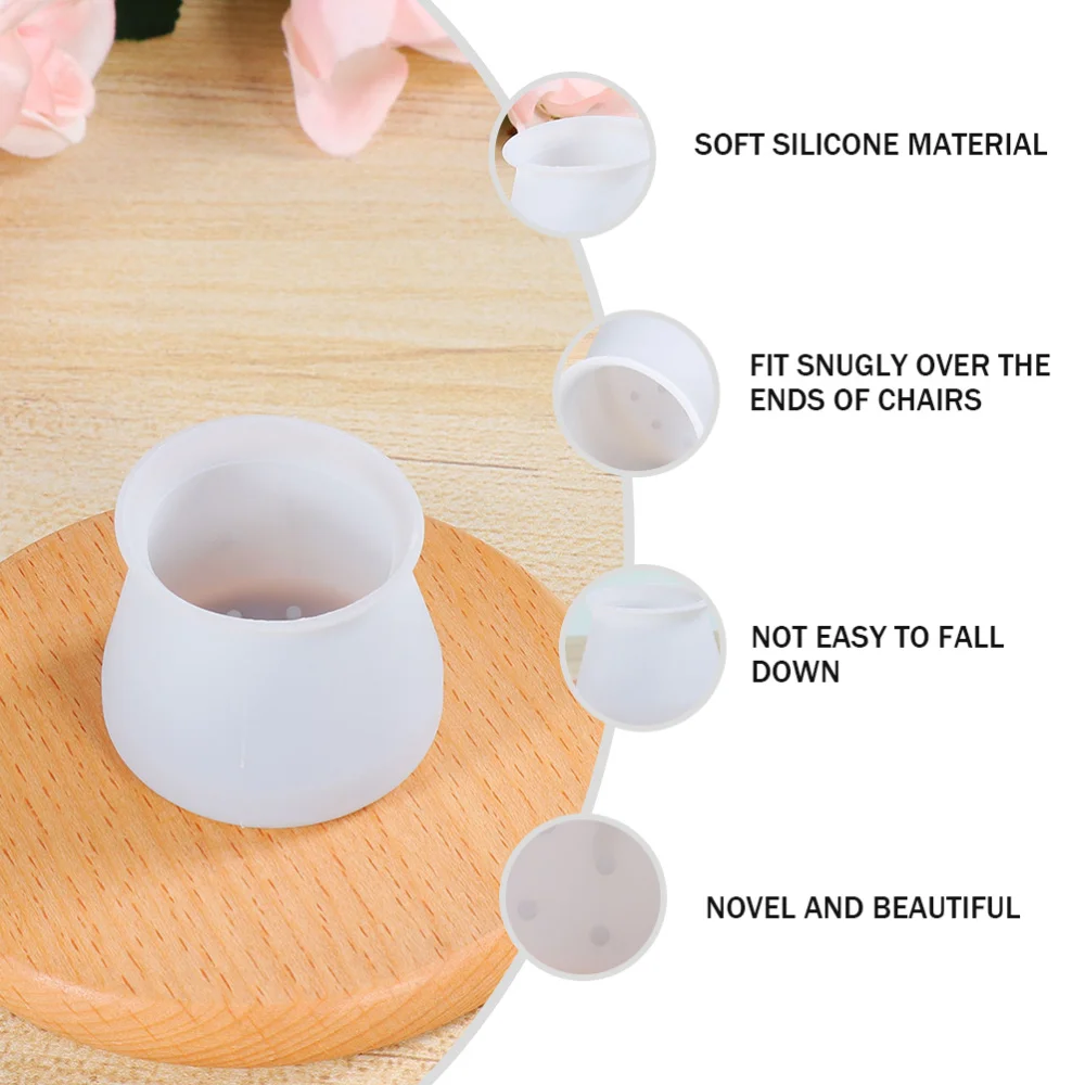 

24Pcs Furniture Silicone Protection Cover Table Feet Cover Chair Leg Cap